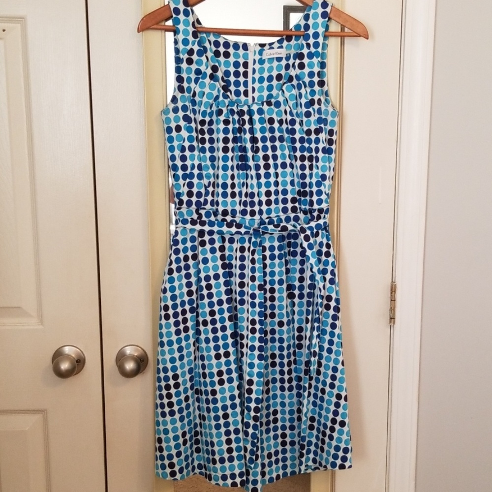 Polka dot Calvin Klein dress